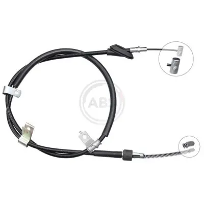 Marca Reconocida Cable de accionamiento, freno de estacionamiento A.B.S. K18857